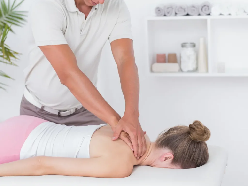 professional back and shoulder massage in london