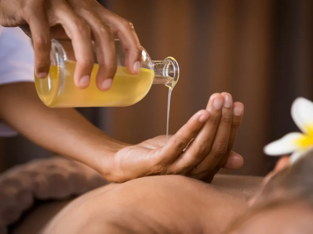 Relaxing oil massage service in london