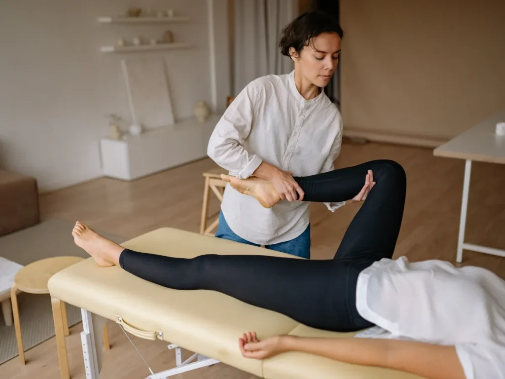 professional leg massage