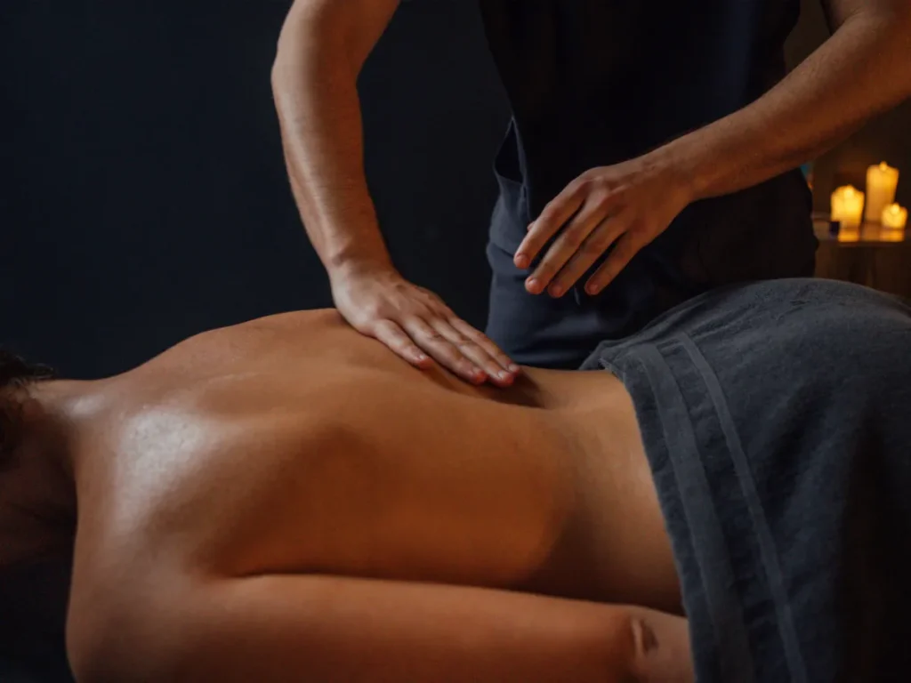 deep tissue back massage