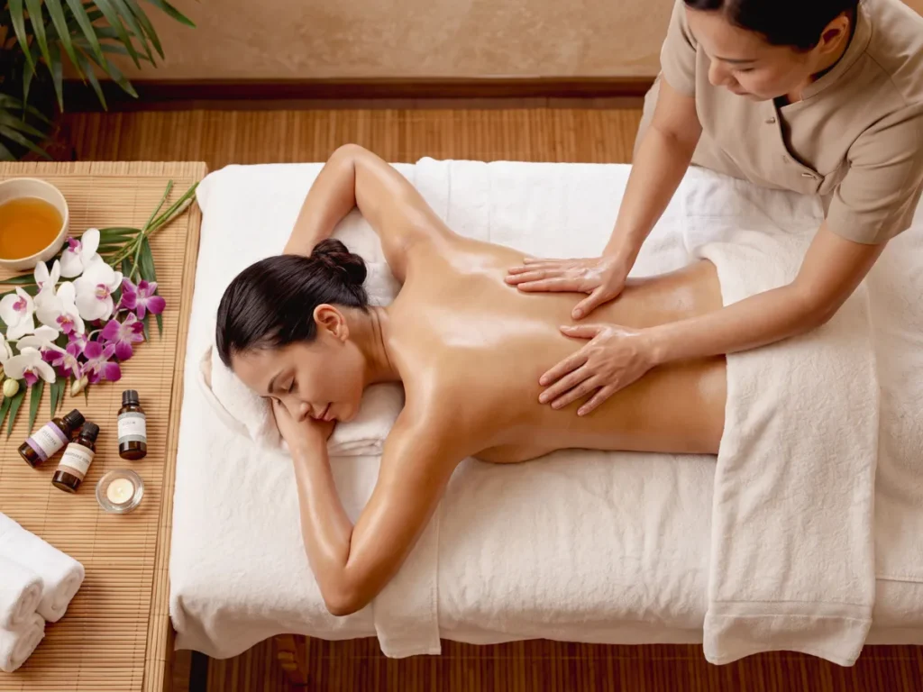 professional back and shoulder swedish massage in london